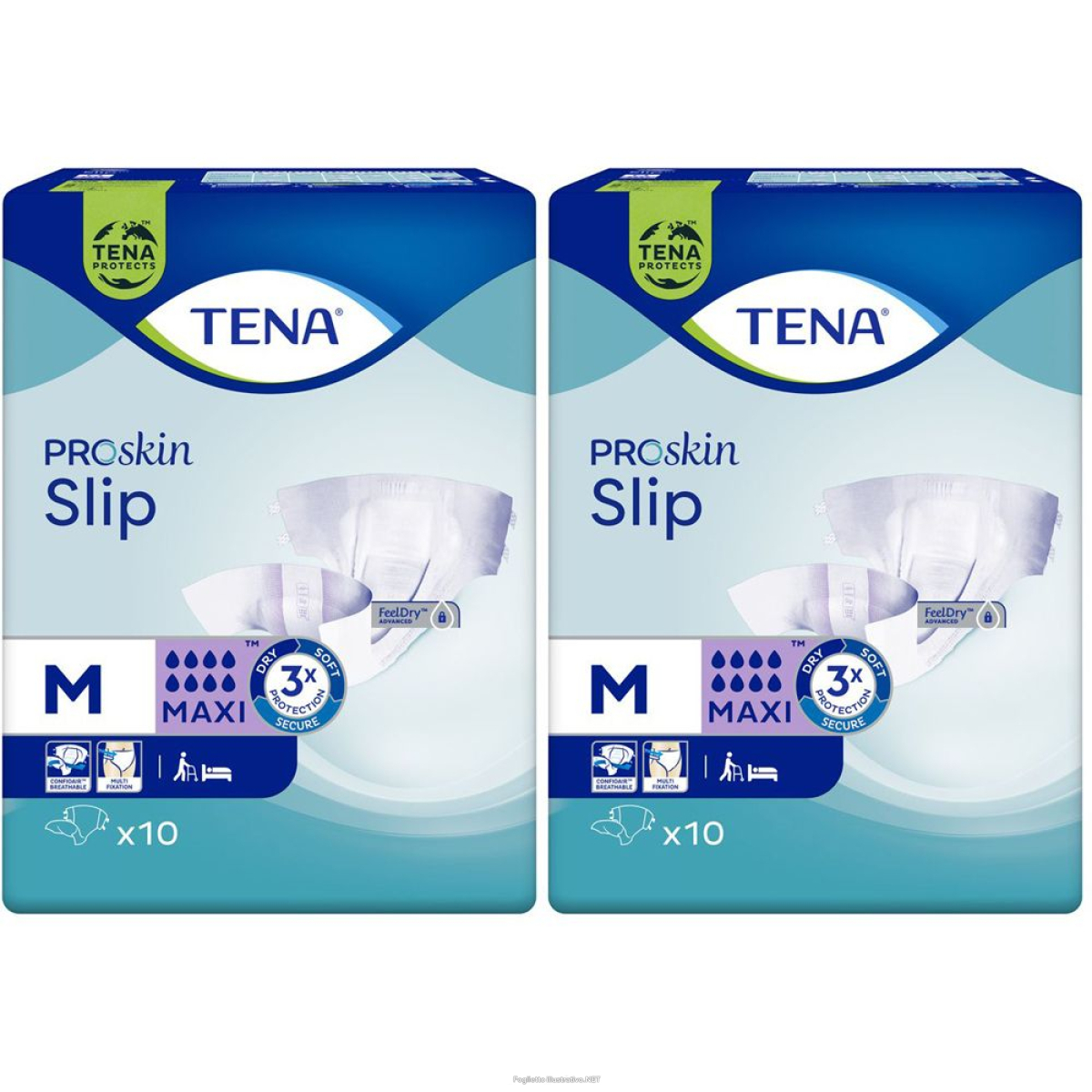 Trova Offerte di tena slip maxi m set da 2 2x10 pz assorbenti e compra online