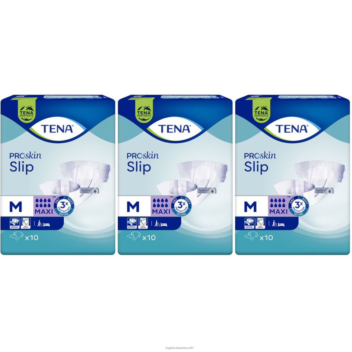 Trova Offerte di tena slip maxi m set da 3 3x10 pz assorbenti e compra online