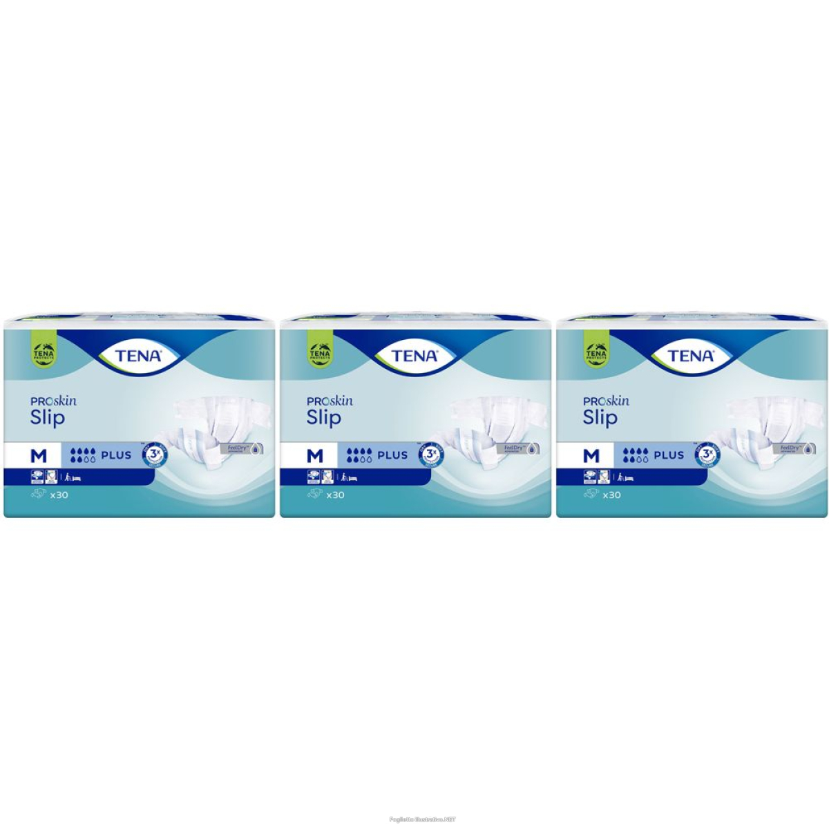 Trova Offerte di tena® slip plus m set da 3 3x30 pz assorbenti e compra online