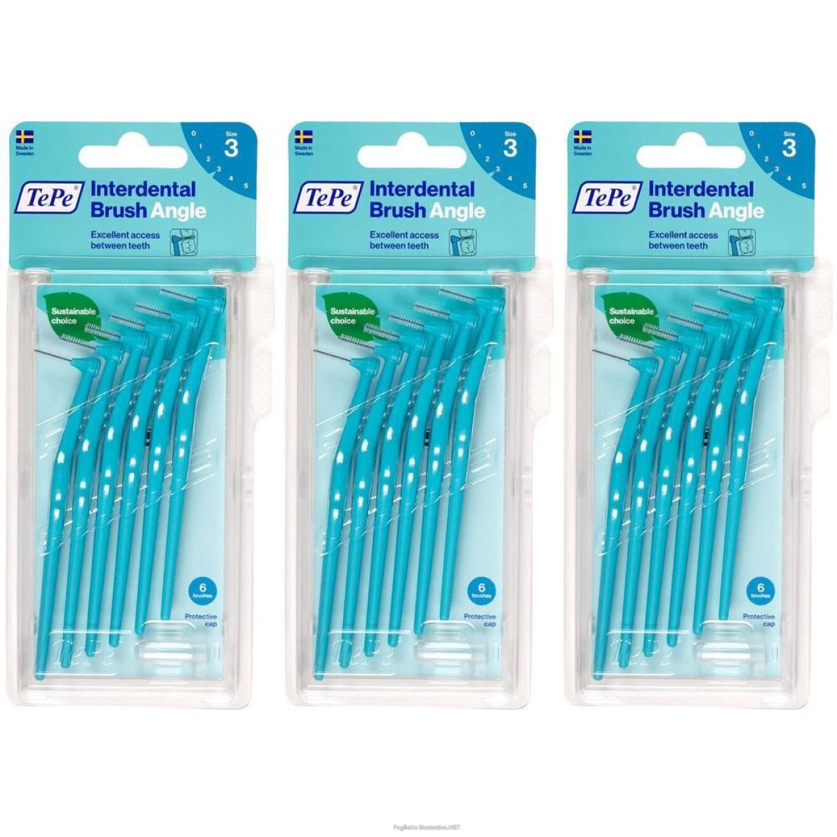 Trova Offerte di tepe angle™ scovolino blu 0,6mm 3x6 st e compra online