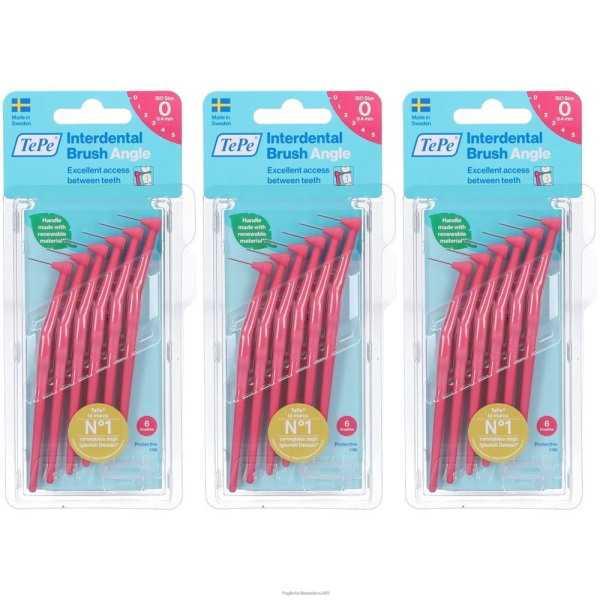 Trova Offerte di tepe angle™ scovolino rosa 0,4mm 3x6 st e compra online