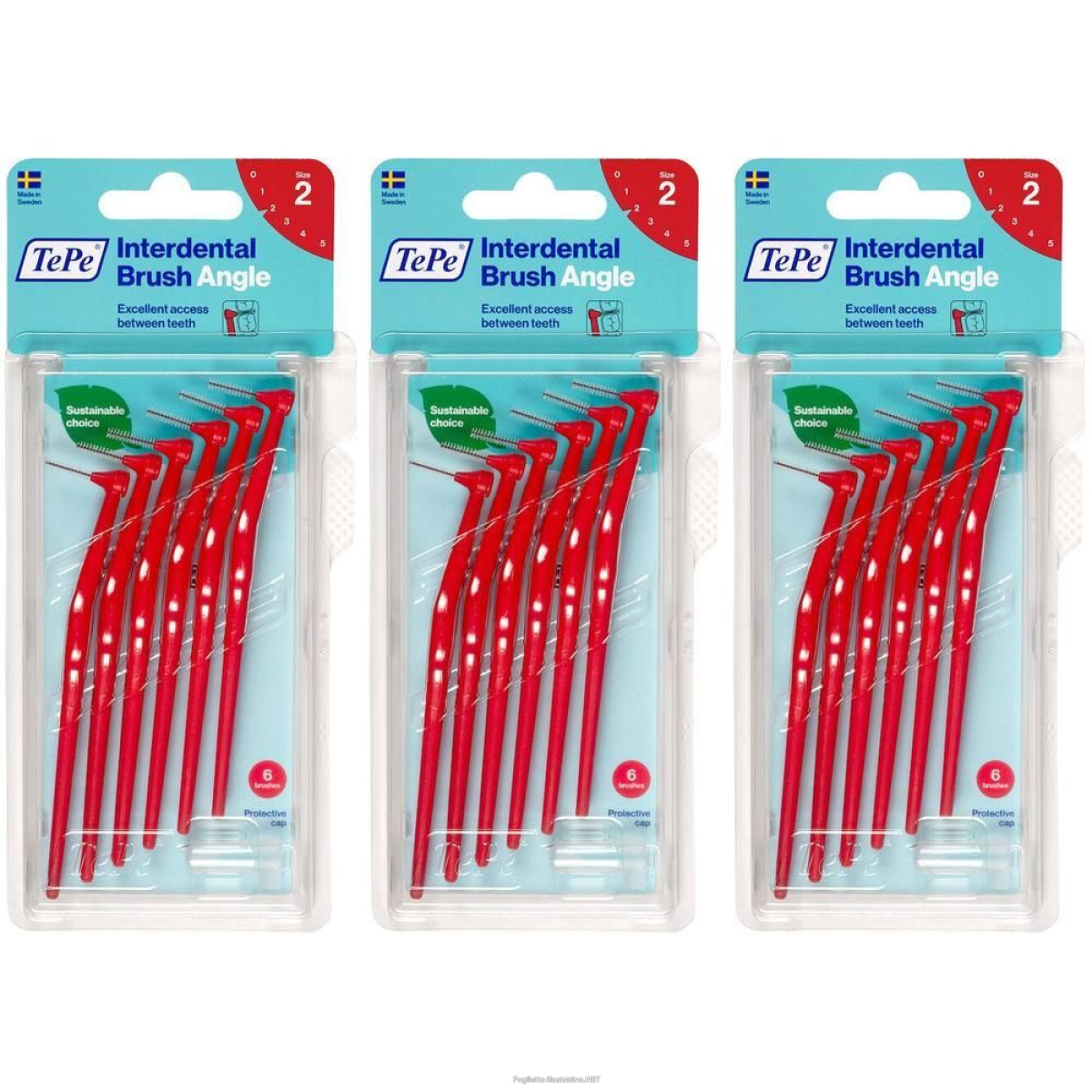 Trova Offerte di tepe angle™ scovolino rosso 0,5mm 3x6 st e compra online