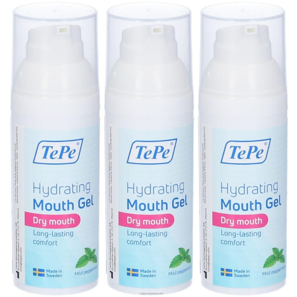 Trova Offerte di tepe® hydrating gel bocca secca gusto menta piperita 3x50 ml e compra online