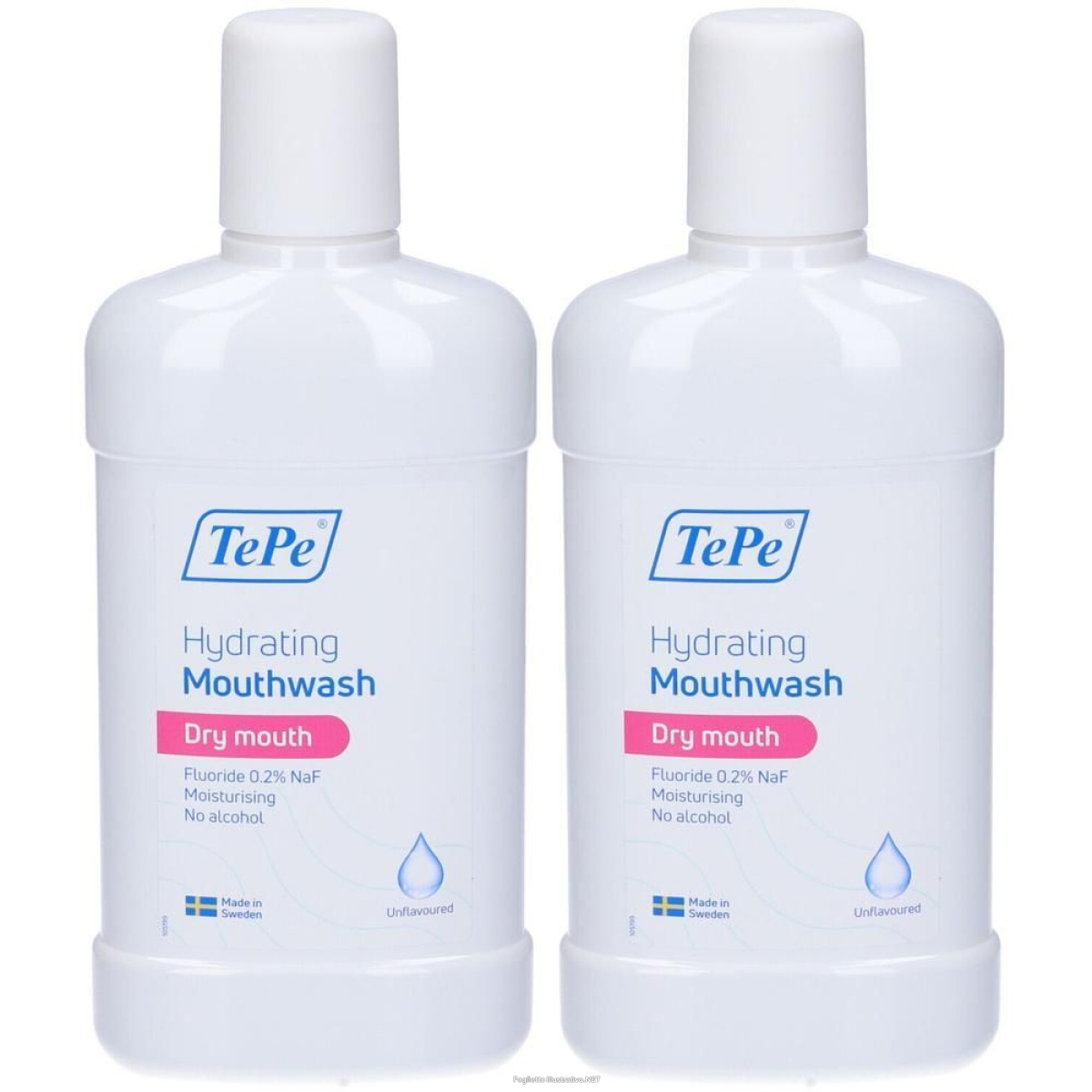 Trova Offerte di tepe® hydrating mouthwash collutorio bocca secca senza aroma 2x500 ml e compra online