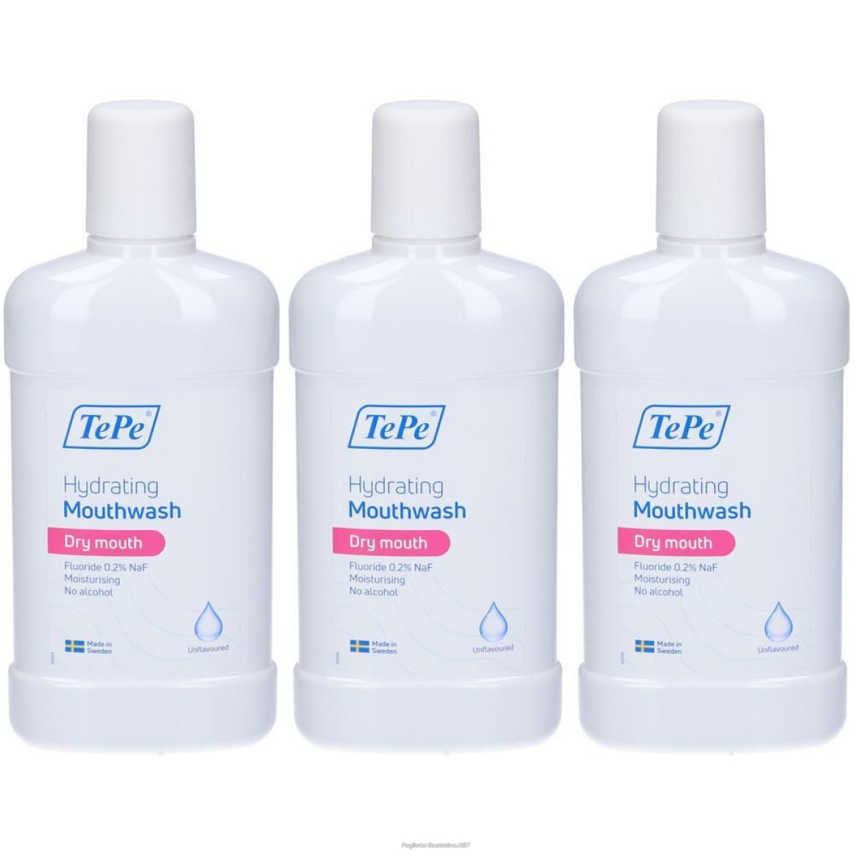 Trova Offerte di tepe® hydrating mouthwash collutorio bocca secca senza aroma 3x500 ml e compra online