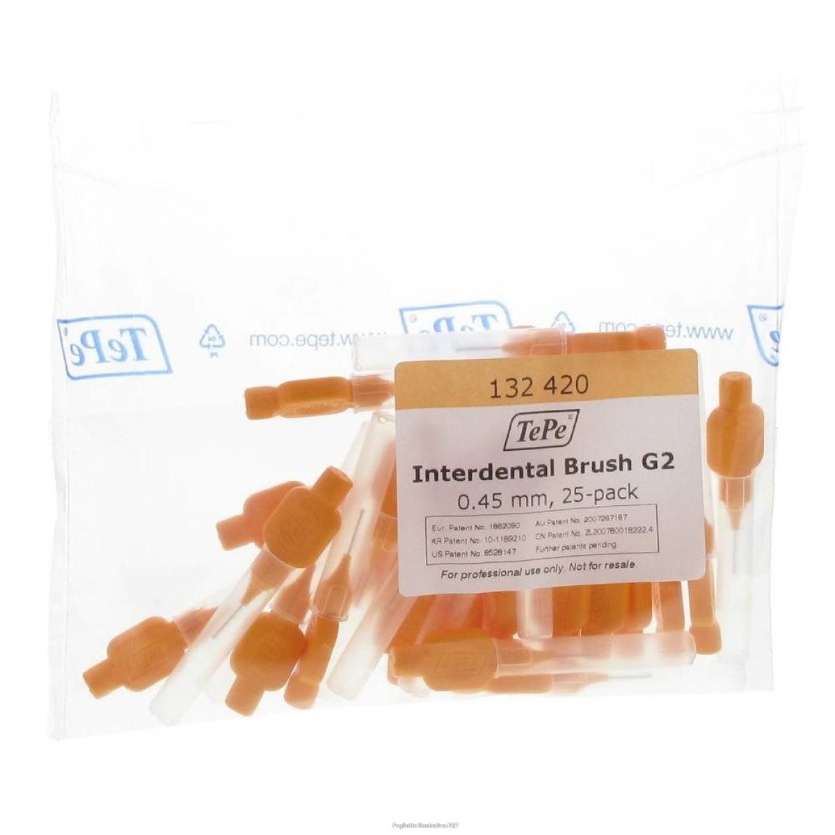 Trova Offerte di tepe scovolino interdentale arancione 0,45 mm 25 pz spazzolino da dent e compra online