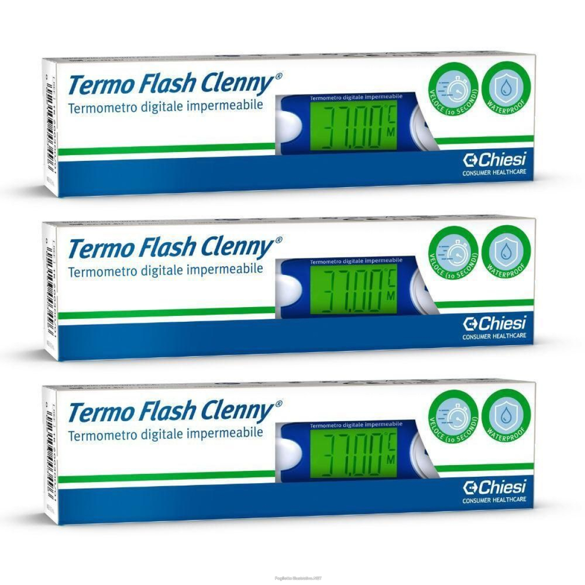 Trova Offerte di termometro clenny termo flash predittivo 10 secondi waterproof 3x1 st e compra online