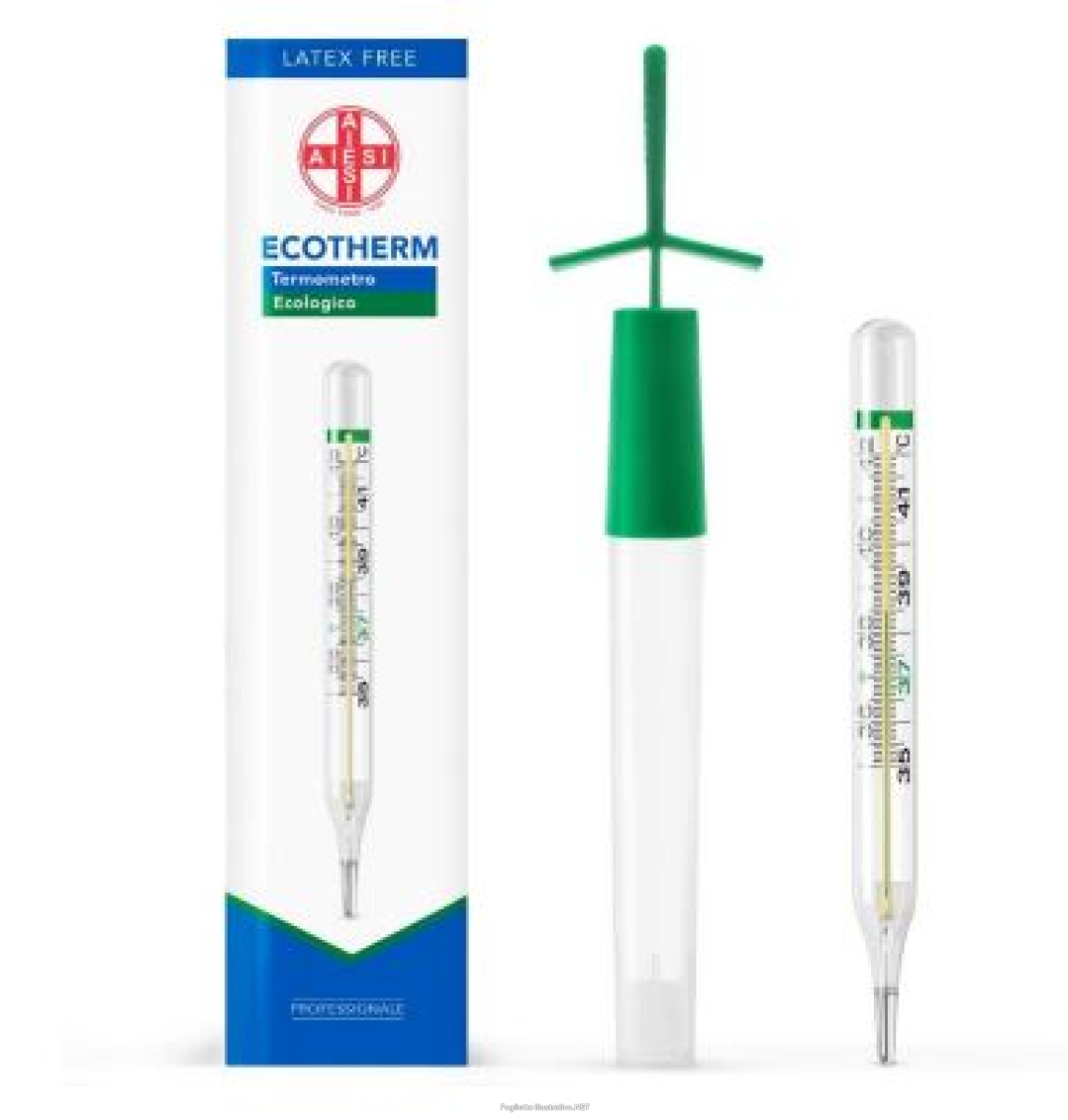 Trova Offerte di termometro clinico ecotherm in vetro al gallio senza mercurio range temperatura misurata 35,5-42 gradi e compra online