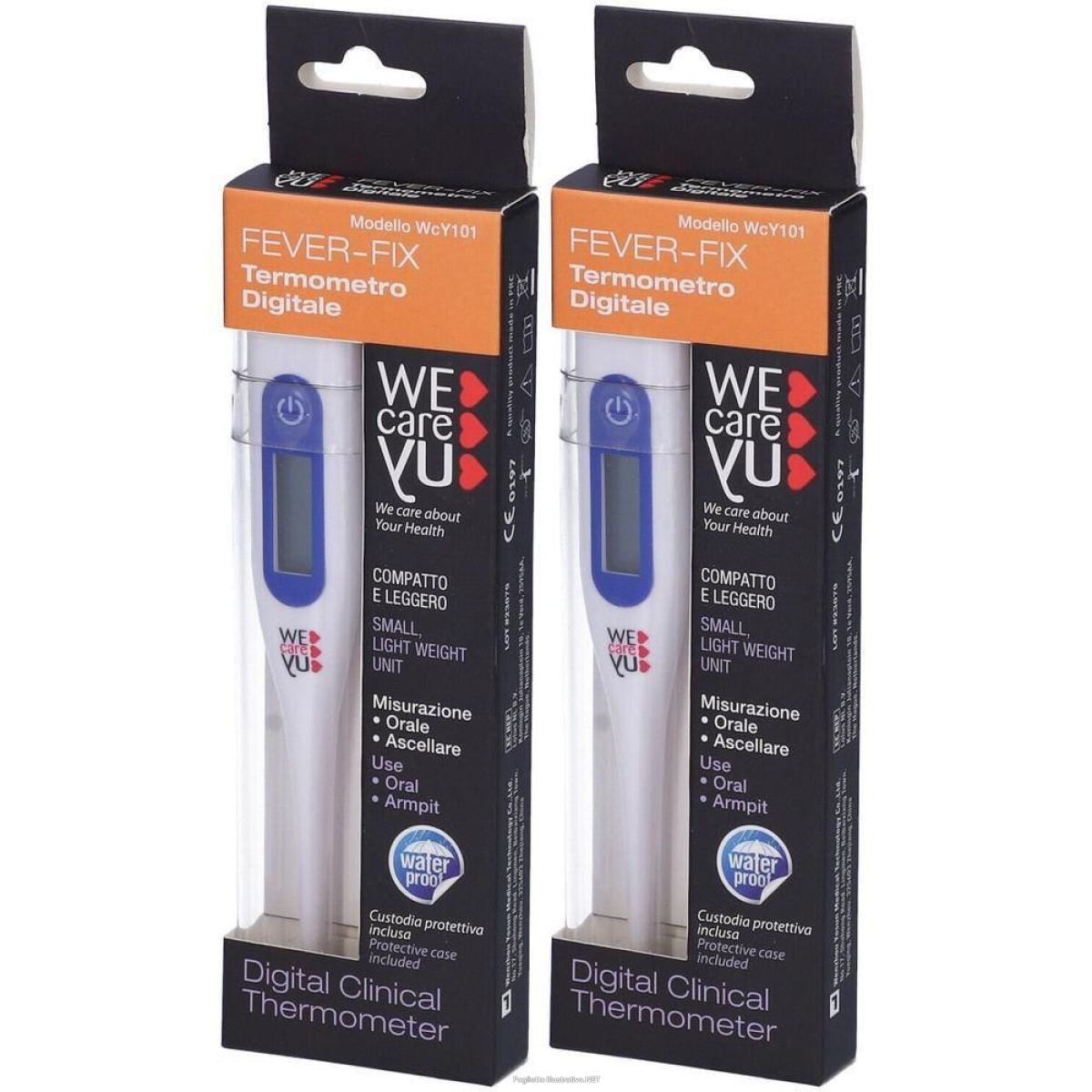 Trova Offerte di termometro digitale rigido wecareyu fever fix 1 pezzo 2x1 st e compra online