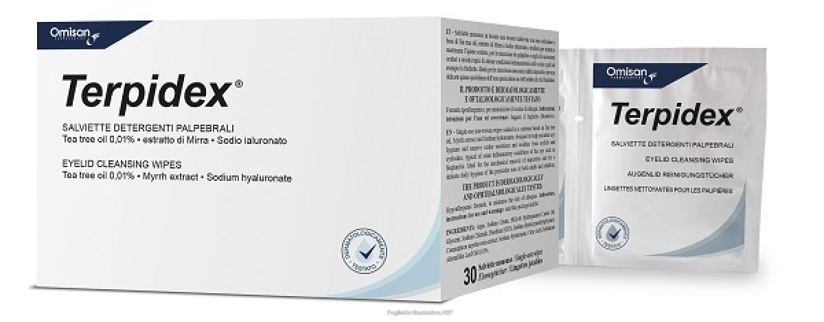 Trova Offerte di terpidex salviette detergenti palpebrali 30 bustine e compra online