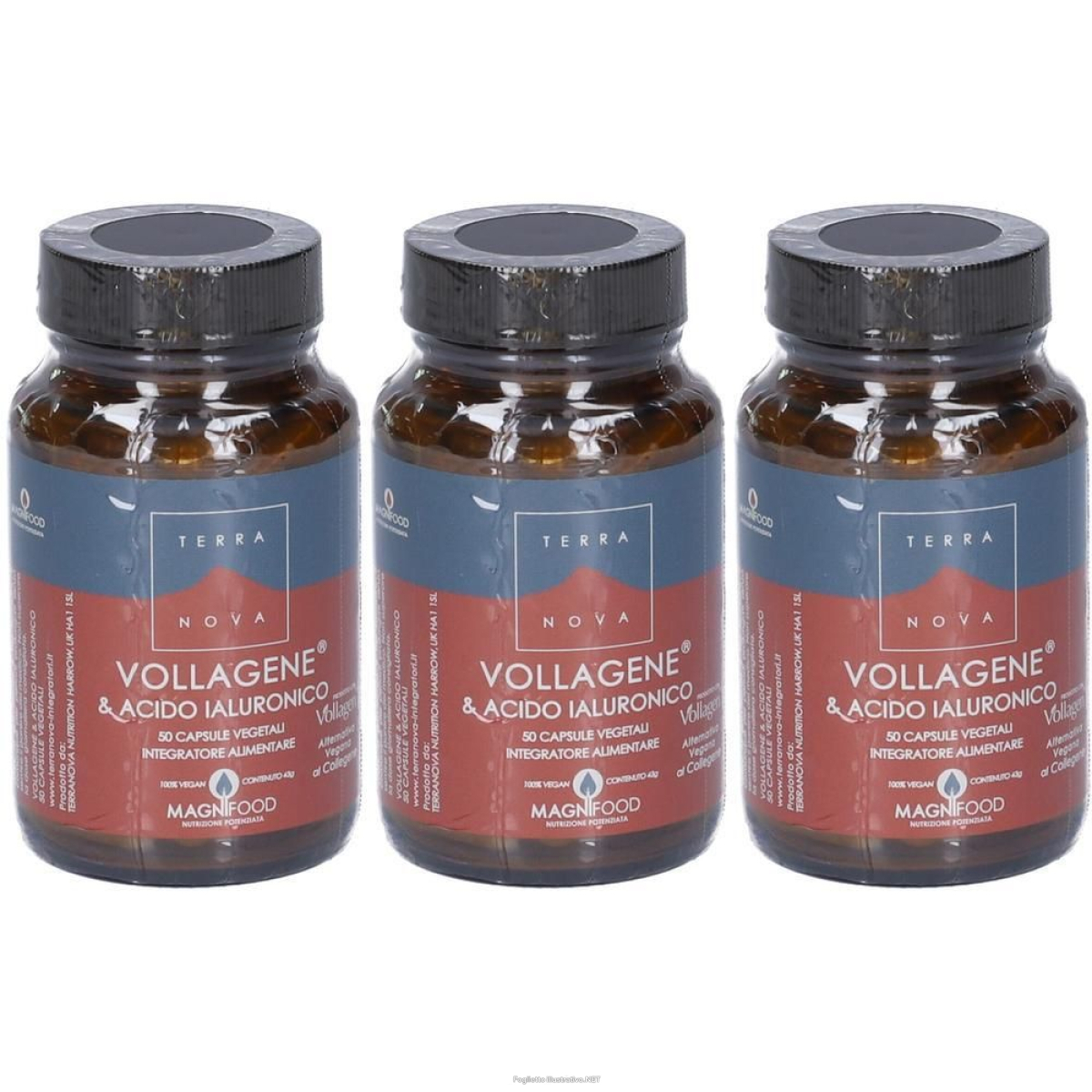 Trova Offerte di Terra Nova Vollagene e Acido Ialuronico Capsule 3x43 g e compra online