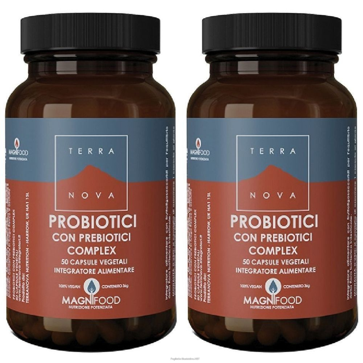 Trova Offerte di terranova probiotici con prebiotici complex capsule set da 2 2x50 pz c e compra online