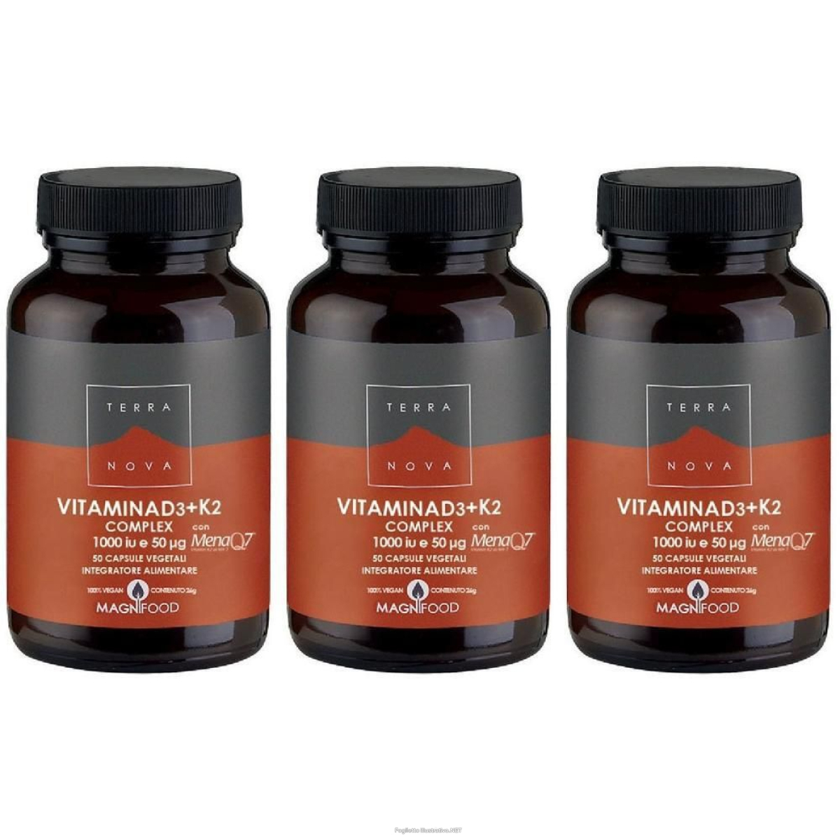 Trova Offerte di terranova vitamina d3 + k2 capsule 3x1 pz e compra online
