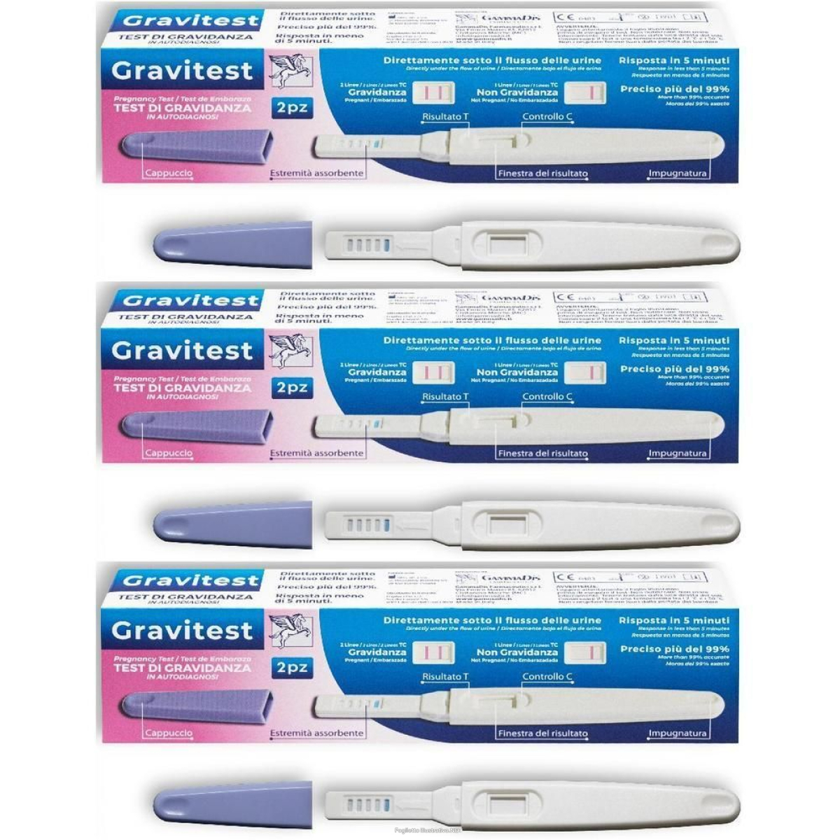 Trova Offerte di test gravidanza gravitest 2pz 3x2 pz e compra online