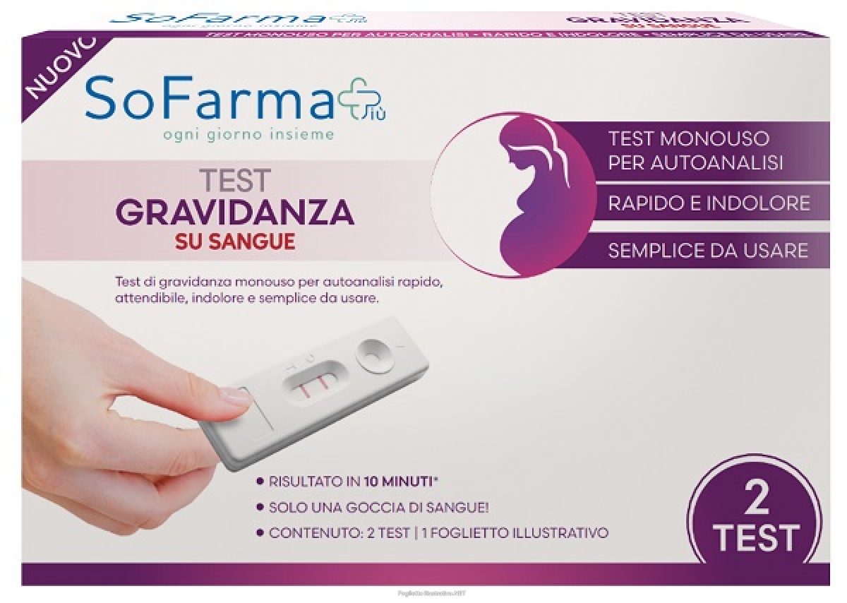 Trova Offerte di test gravidanza su sangue sofarmapiu' autodiagnostico 2 pezzi e compra online
