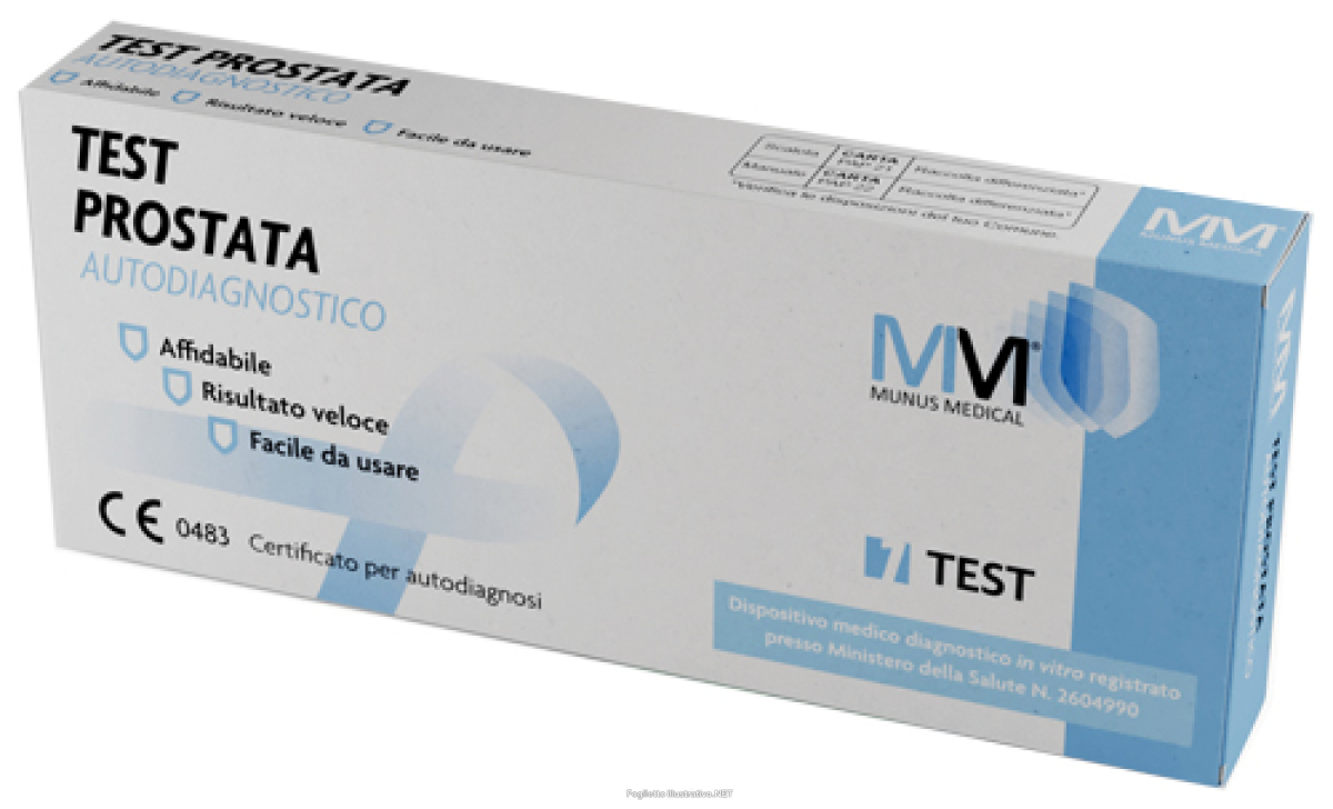 Trova Offerte di test prostata autodiagnostico munus medical rilevazione antigene prostatico specifico in campioni di sangue intero e compra online