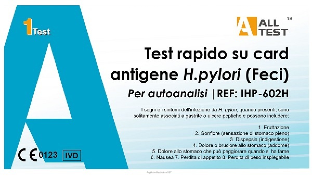 Trova Offerte di test rapido antigeni h pylori/ihp-602h e compra online