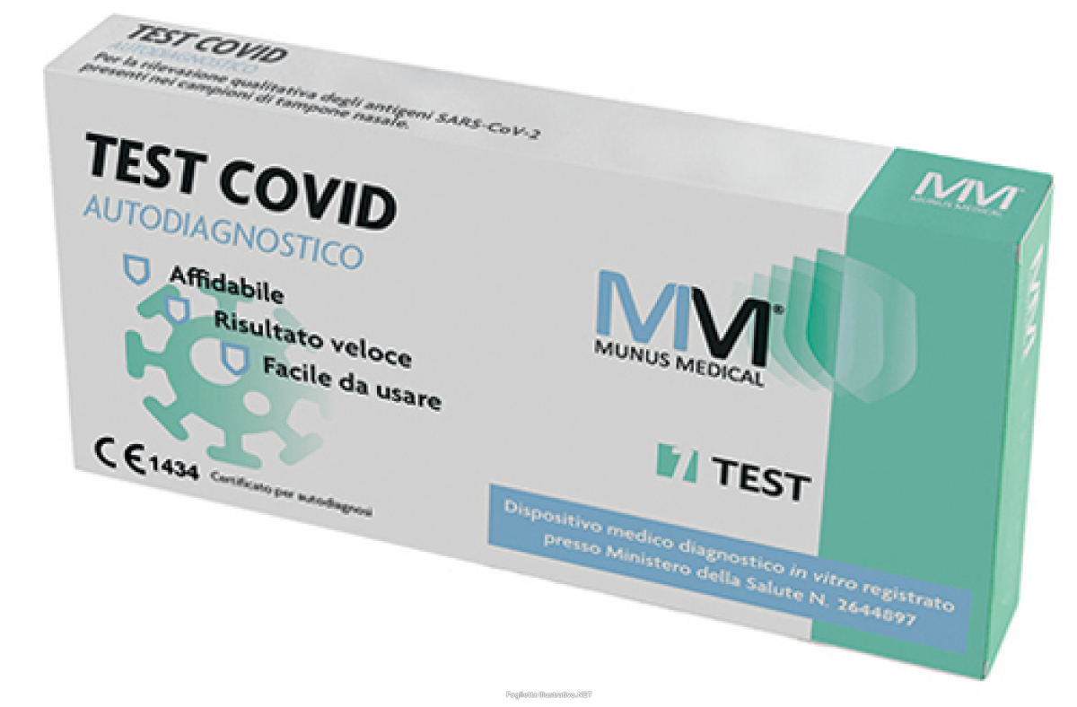 Trova Offerte di test rapido autodiagnostico test covid munus medical rilevazione qualitativa antigeni sars-cov-2 in campioni nasali e compra online