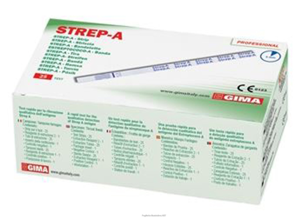 Trova Offerte di test rapido strep a autodiagnostico rilevazione streptococco gruppo a in tampone faringeo 25 pezzi e compra online