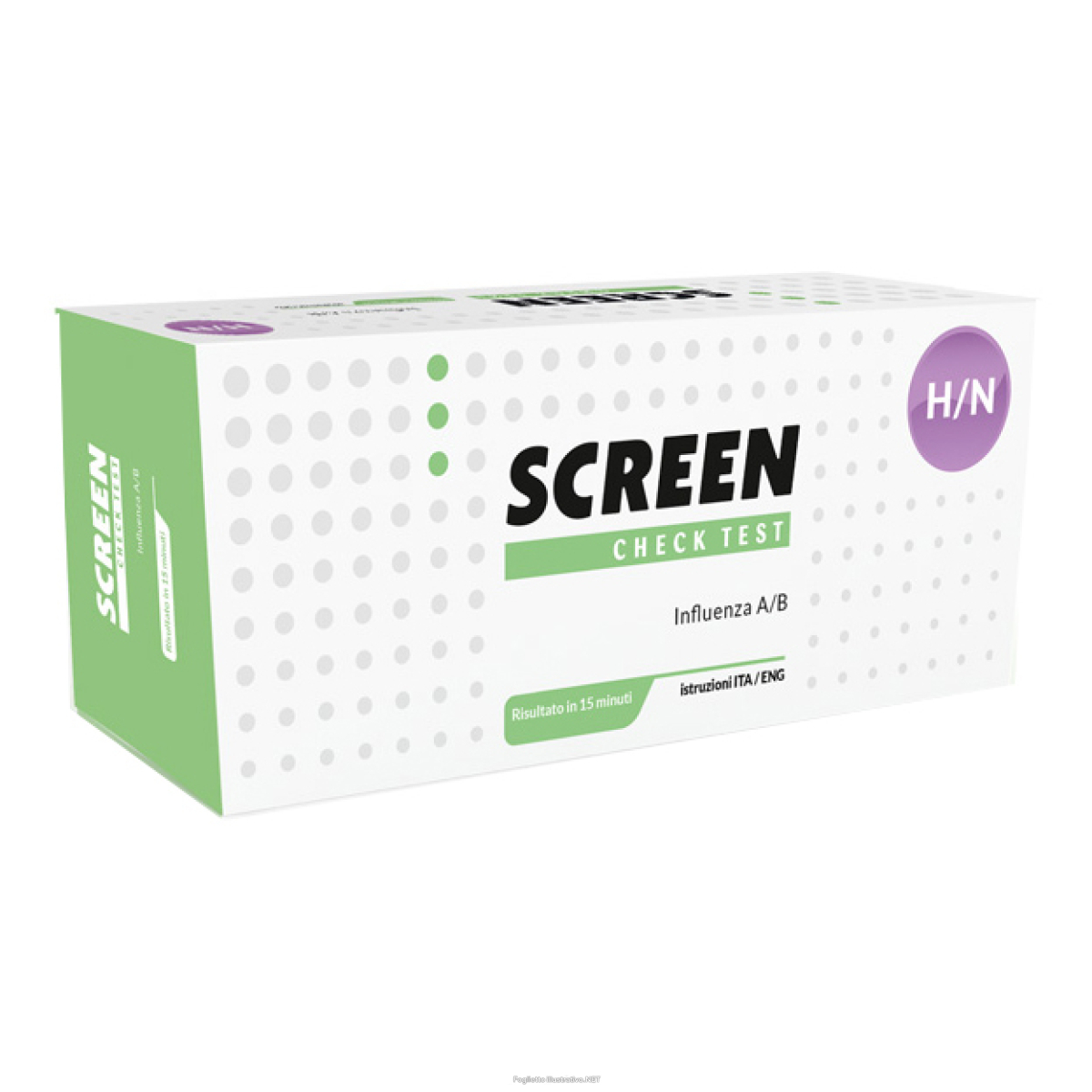 Trova Offerte di test screen qualitativo per determinazione antigene di virus influenza a/b da campioni di tamponi nasali e faringei 1 pezzo e compra online