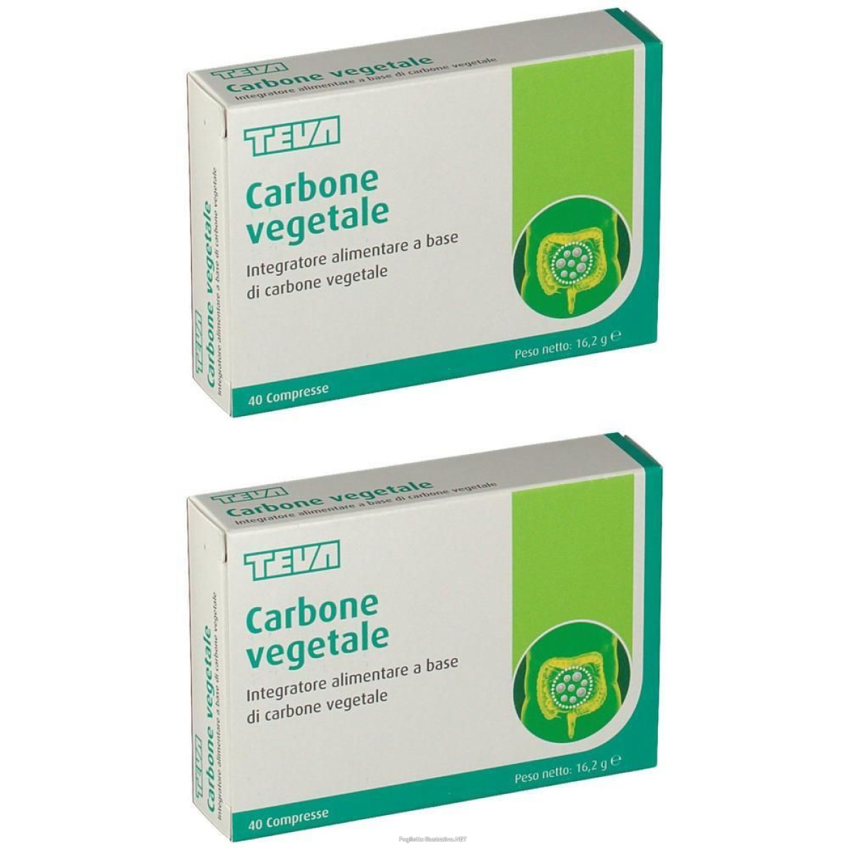Trova Offerte di teva carbone vegetale compresse 2x40 pz e compra online