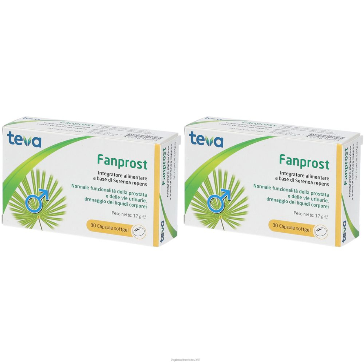 Trova Offerte di teva fanprost set da 2 2x17 g capsule e compra online