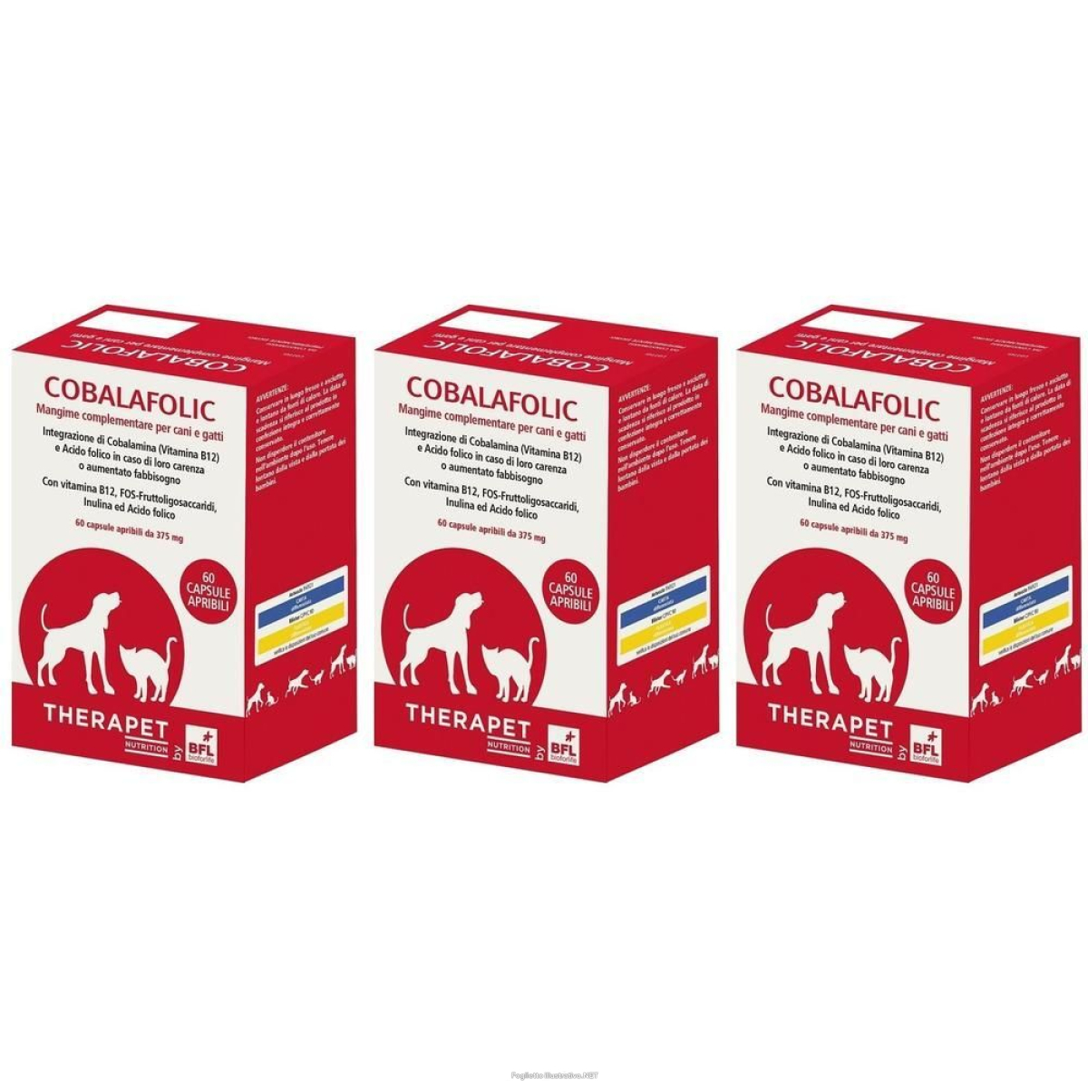 Trova Offerte di therapet cobalafolic capsule per cani e gatti 3x22,5 g e compra online