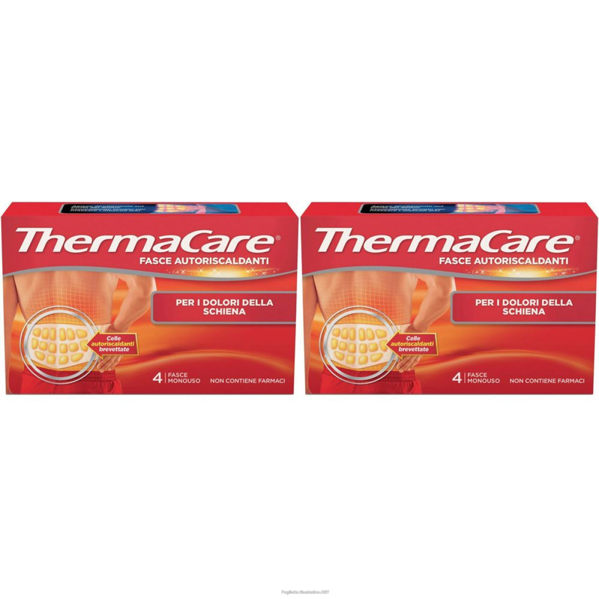Trova Offerte di thermacare® schiena set da 2 2x4 pz fasciatura e compra online