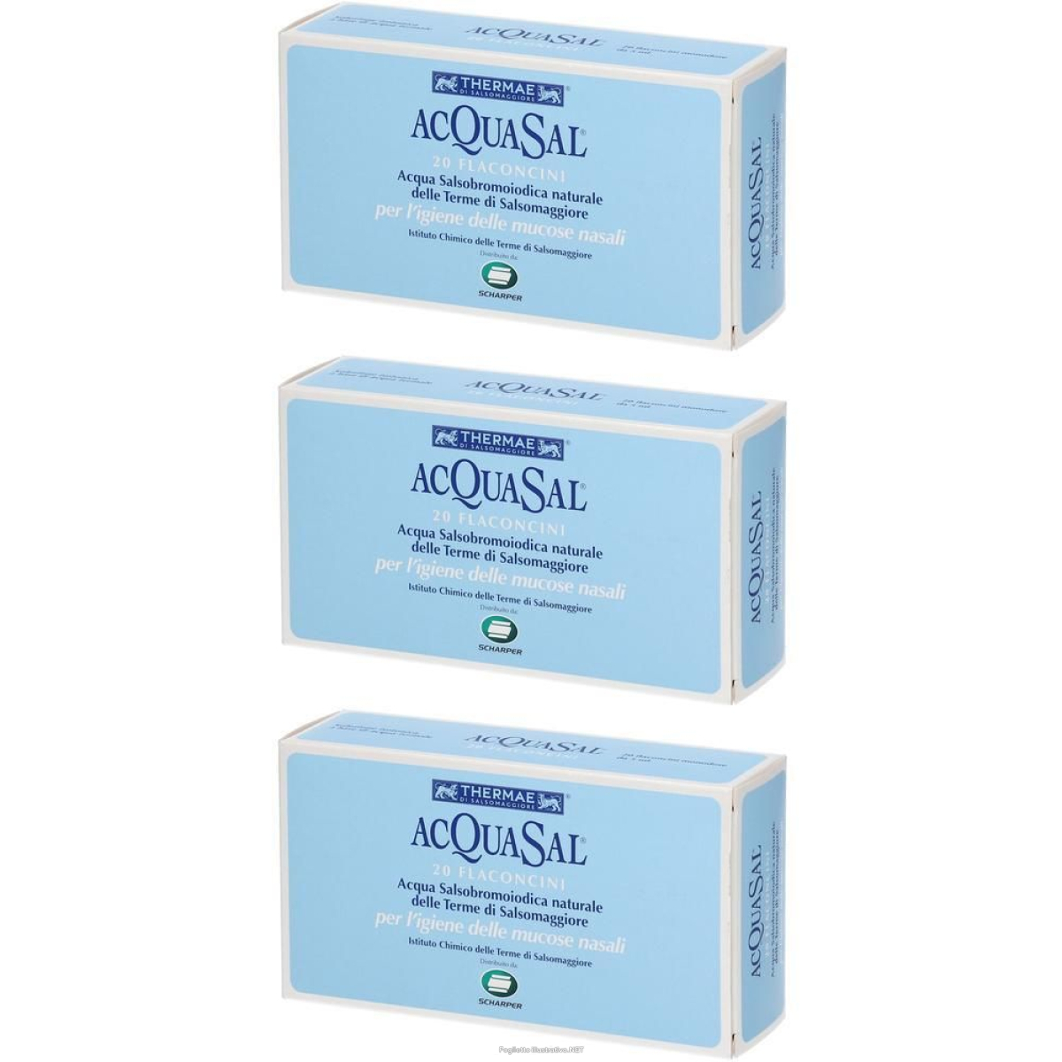 Trova Offerte di thermae acquasal® flaconcini 3x20x5 ml fiale e compra online