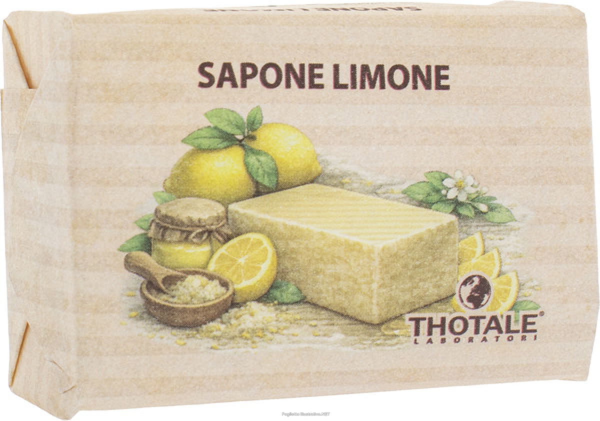 Trova Offerte di thotale sapone solido al limone - saponetta detergente per il corpo e le mani, 100 g e compra online