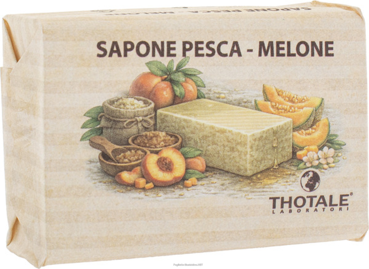 Trova Offerte di thotale sapone solido alla pesca - saponetta detergente per il corpo e le mani, 100 g e compra online