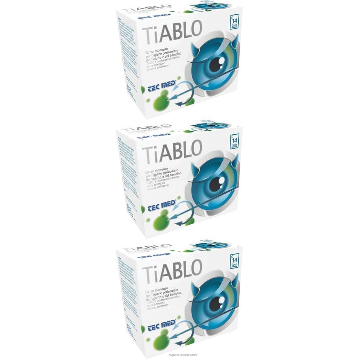 Trova Offerte di tiablo garza oftalmica monouso 14 pezzi 3x14 pz e compra online