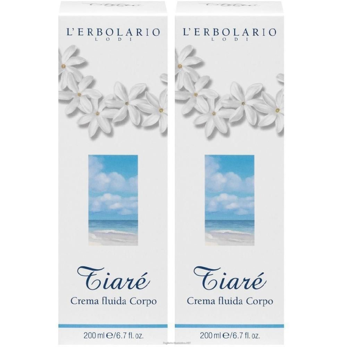Trova Offerte di tiare' crema fluida corpo 200 ml 2x200 ml e compra online