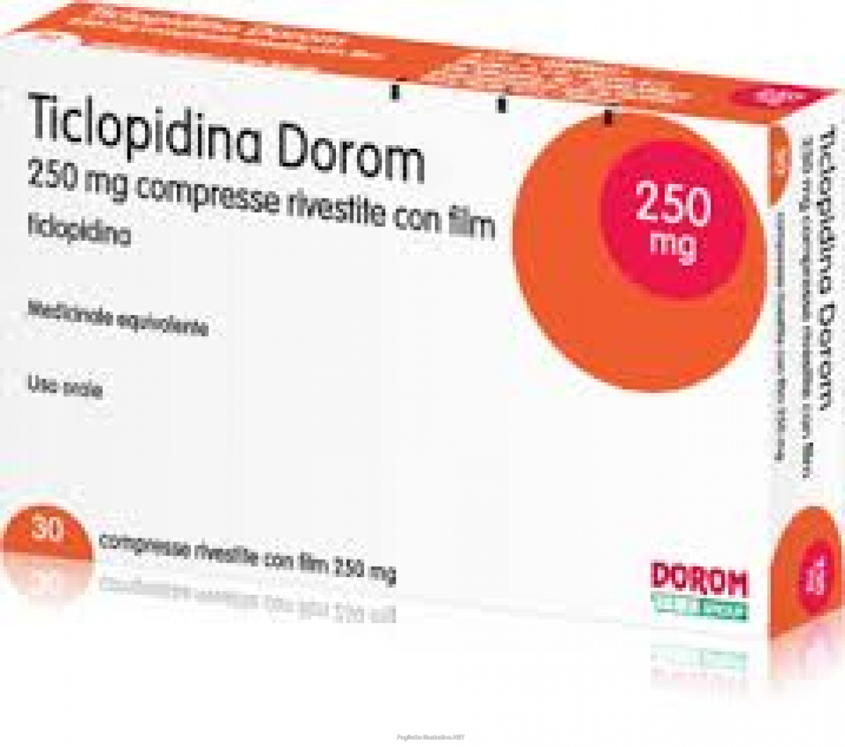 Trova Offerte di ticlopidina dorom 30 compresse 250mg e compra online