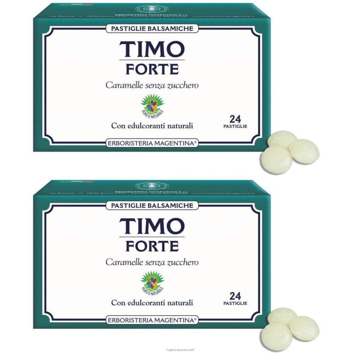 Trova Offerte di timo forte pastiglie balsamiche 24 pezzi 2x24 pz e compra online
