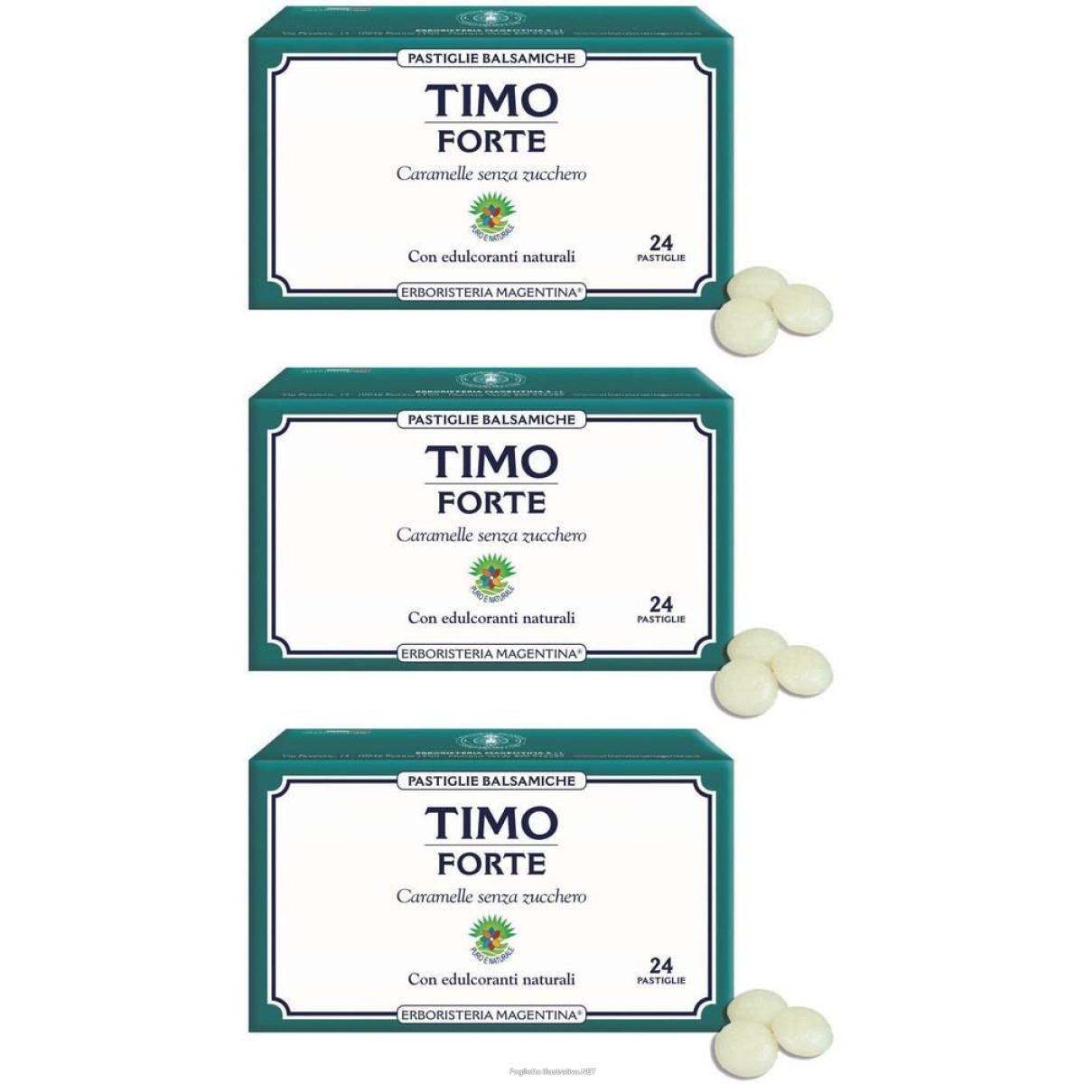 Trova Offerte di timo forte pastiglie balsamiche 24 pezzi 3x24 pz e compra online