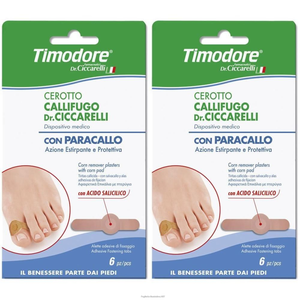 Trova Offerte di timodore® cerotto callifugo con paracallo 2x6 pz e compra online