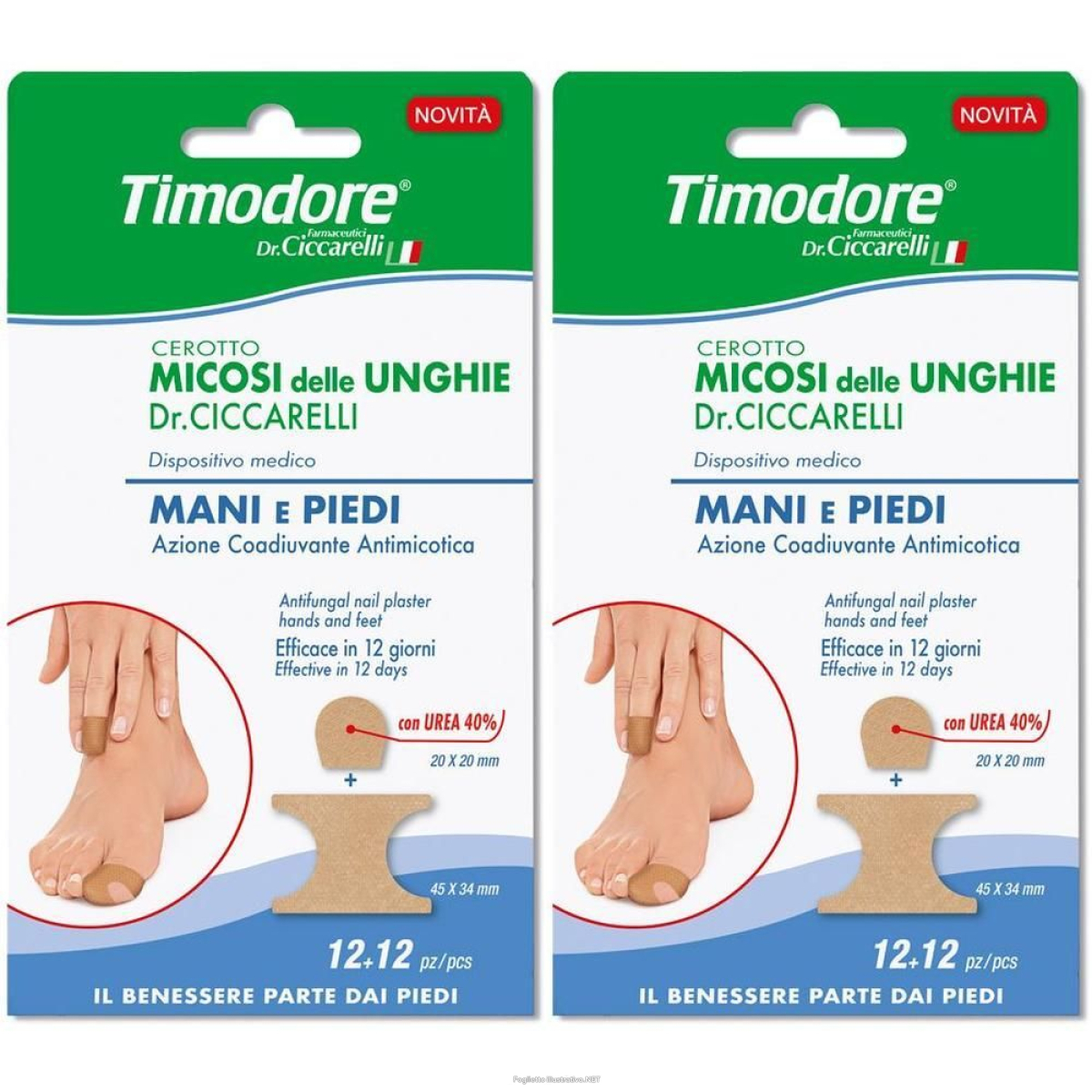 Trova Offerte di timodore cerotto micosi delle unghie mani e piedi 2x24 st e compra online