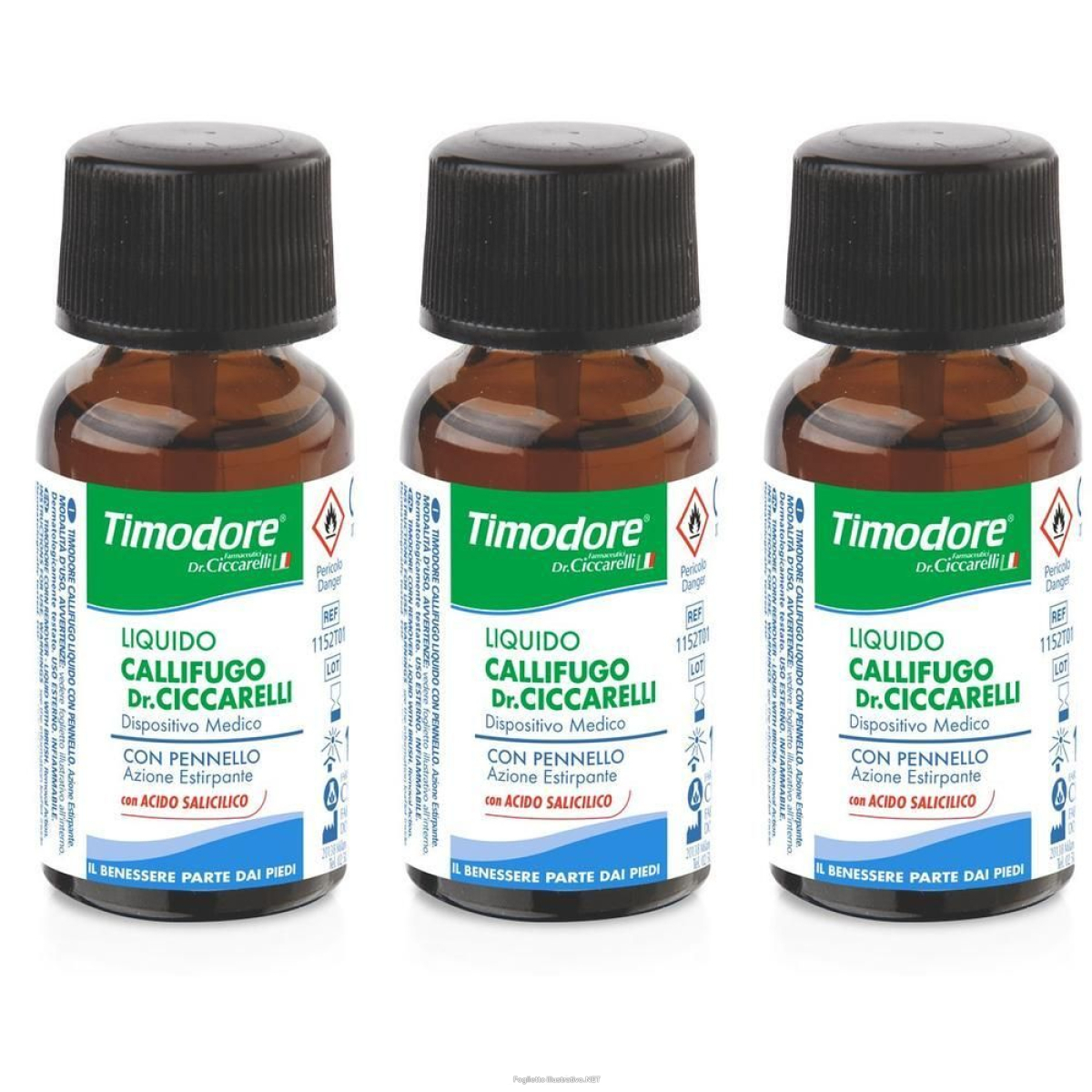 Trova Offerte di timodore® liquido callifugo con pennello applicatore 3x12 ml e compra online