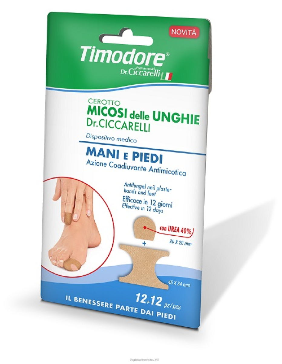 Trova Offerte di timodore micosi delle unghie azione coadiuvante antimicotica 12 dischetti + 12 cerotti occlusivi e compra online
