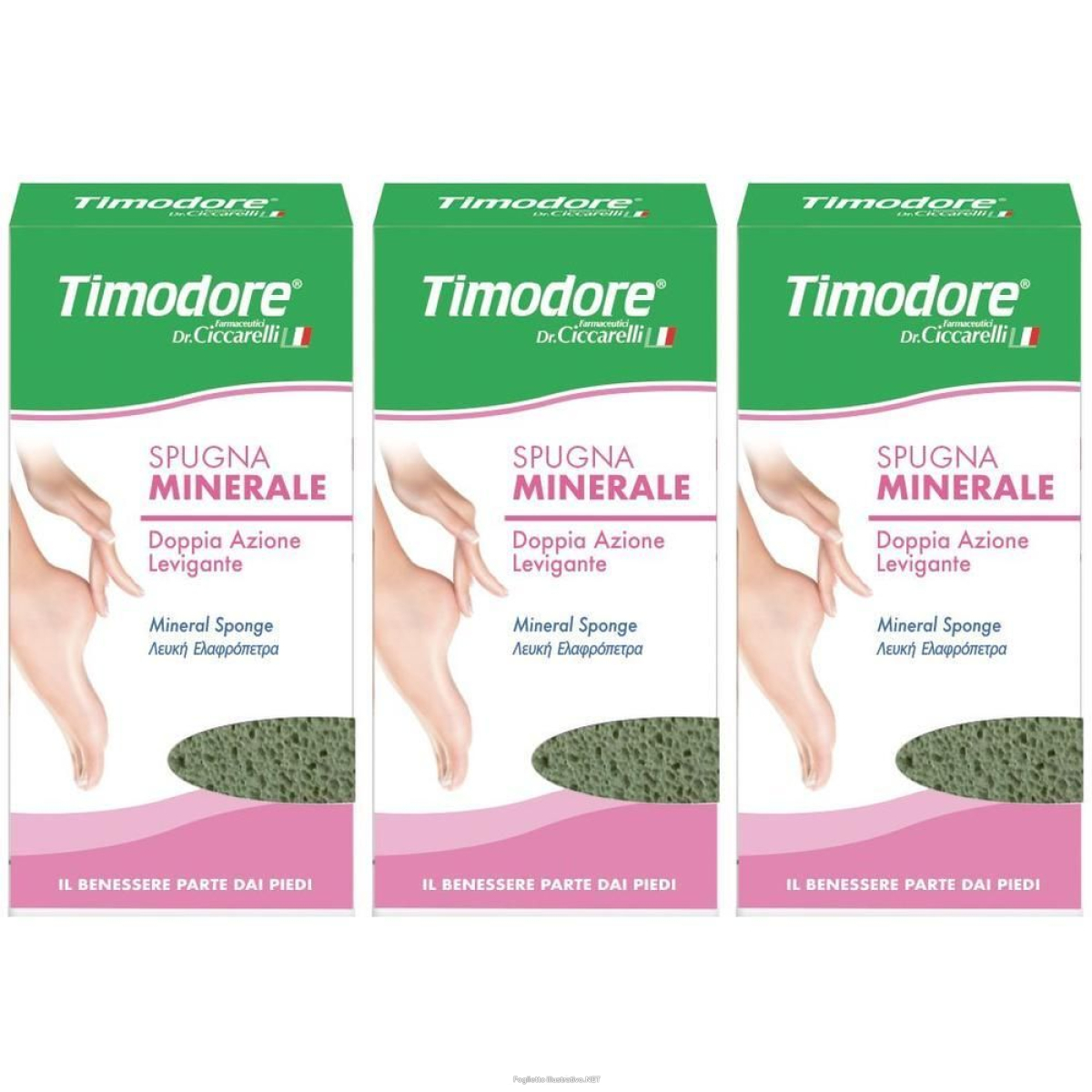 Trova Offerte di timodore spugna minerale doppia azione 3x1 st e compra online