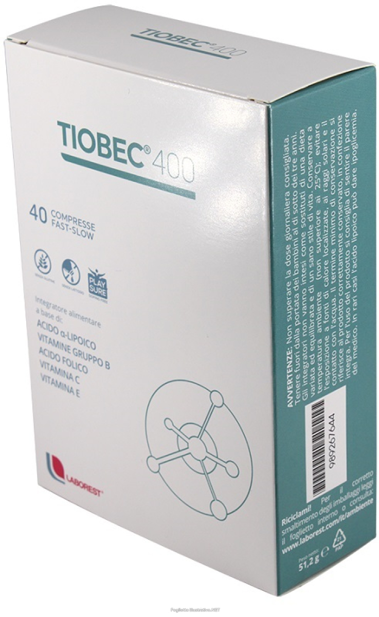 Trova Offerte di tiobec 400 40 compresse fast-slow e compra online