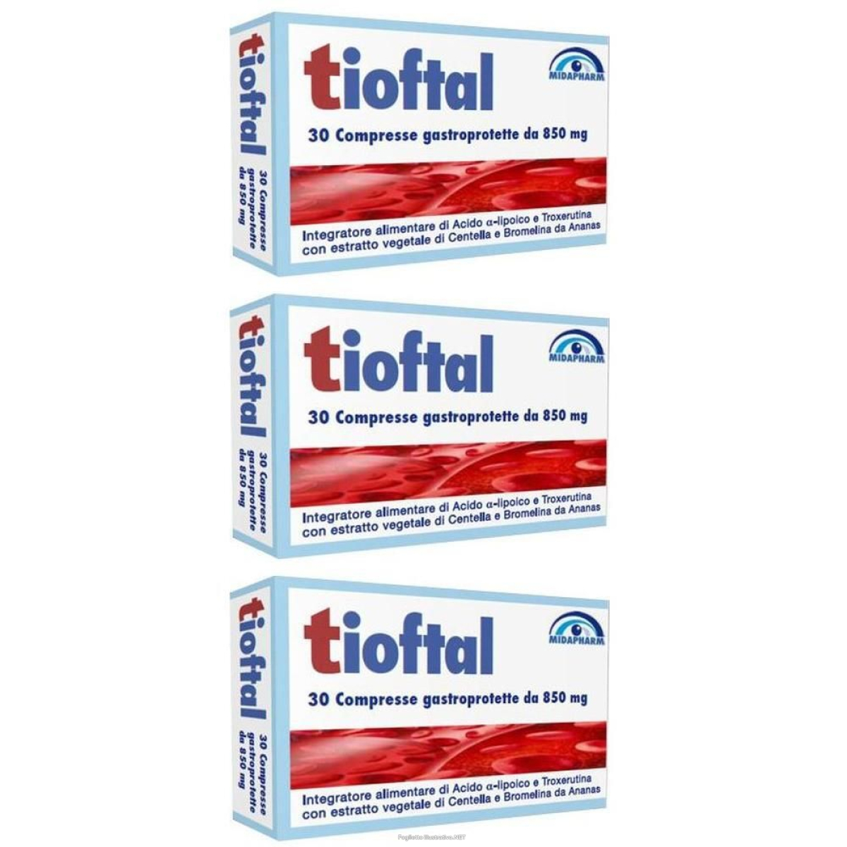 Trova Offerte di tioftal 30 compresse gastroprotette 3x25,5 g e compra online