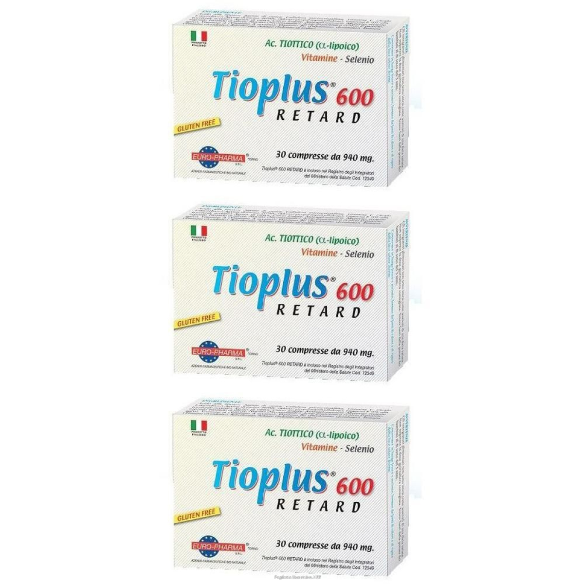 Trova Offerte di tioplus 600 retard 30 compresse 3x28,2 g e compra online