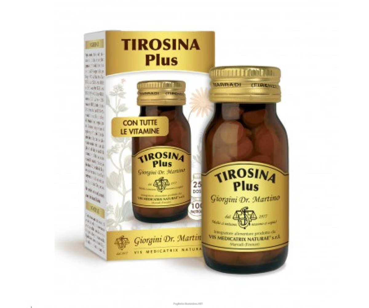 Trova Offerte di tirosina plus integratore per la funzione tiroidea e sistema nervoso 100 pastiglie e compra online