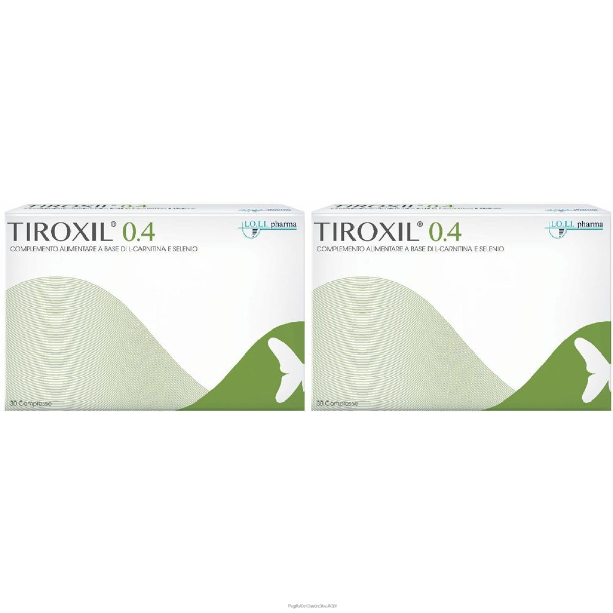 Trova Offerte di tiroxil 0,4 30cpr set da 2 2x30 pz compresse e compra online