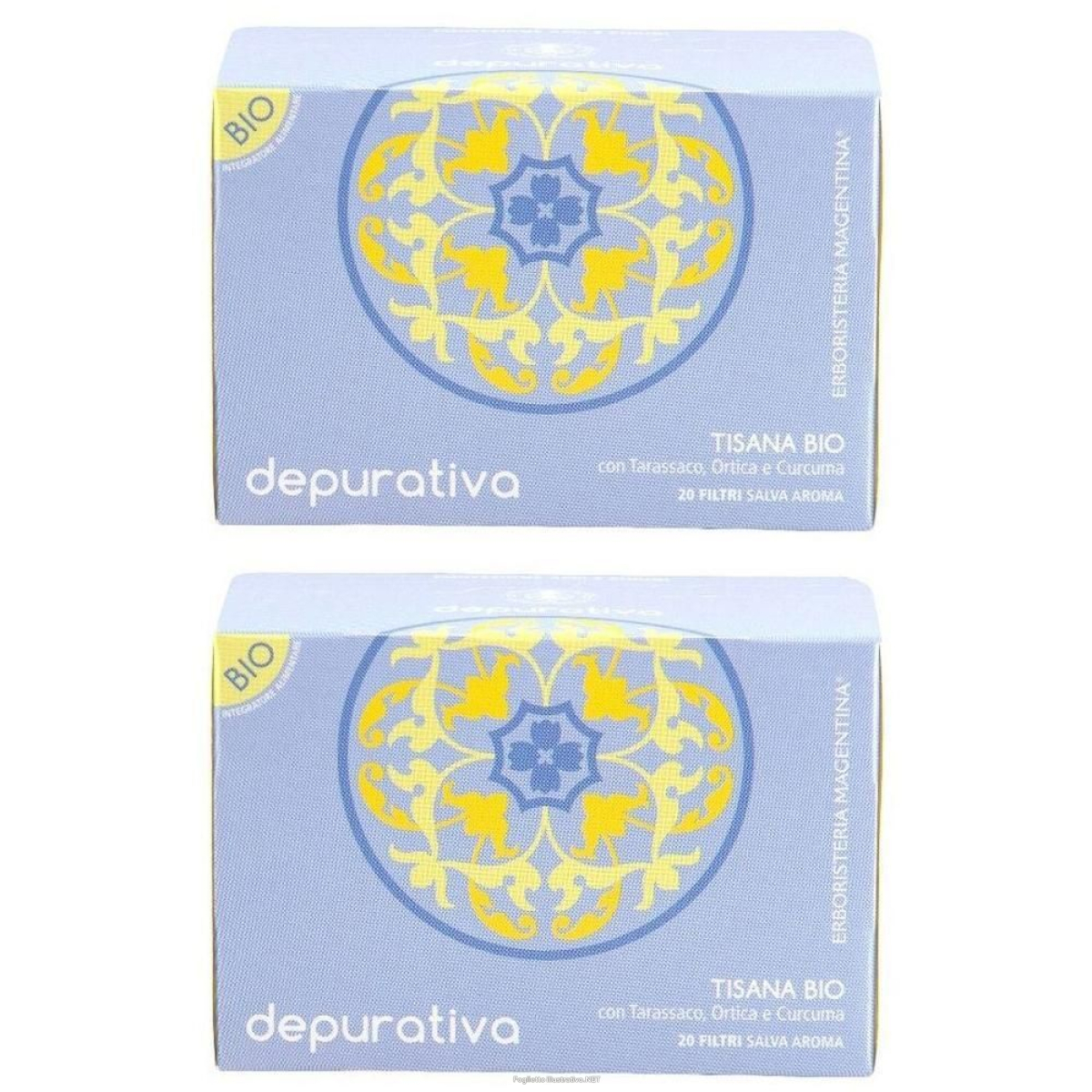 Trova Offerte di tisana depurativa bio 20 filtri pz bustine filtro e compra online
