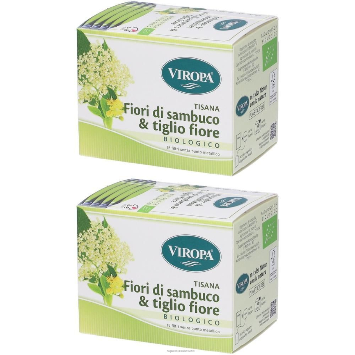 Trova Offerte di tisana fiori di sambuco & tiglio fiore biologico bustine 21 g e compra online