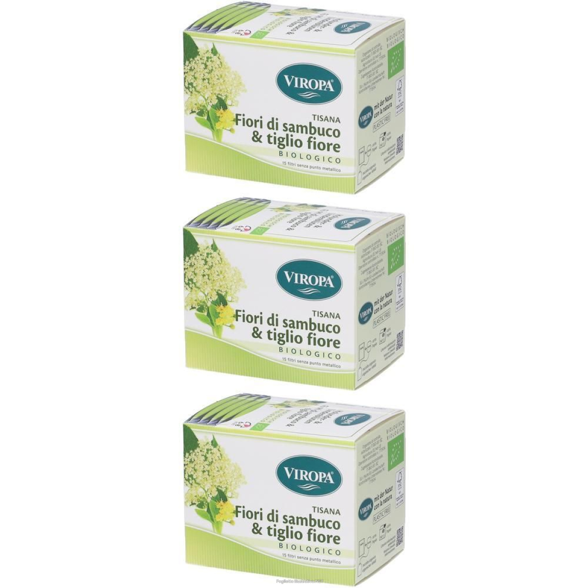 Trova Offerte di tisana fiori di sambuco & tiglio fiore biologico bustine 21 g e compra online