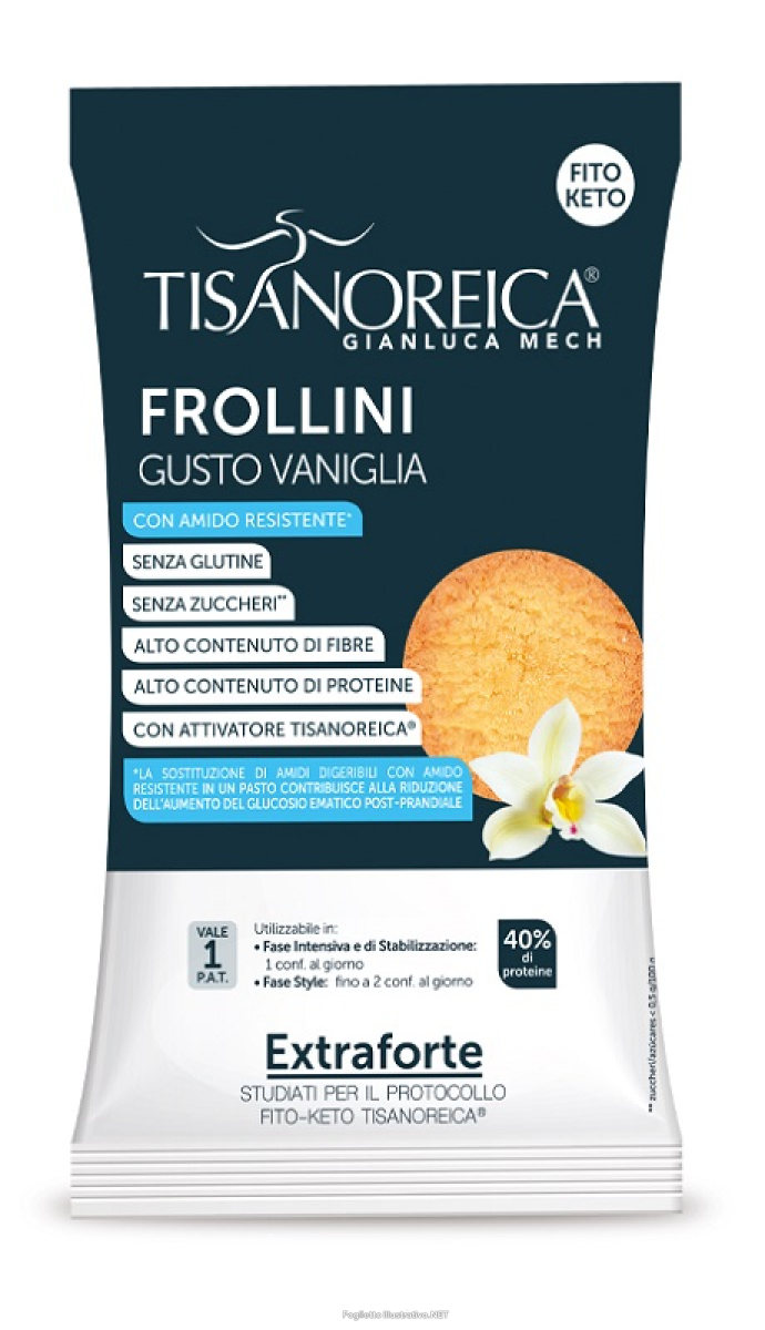 Trova Offerte di tisanoreica frollini gusto vaniglia per il protocollo fito-keto 50 grammi e compra online